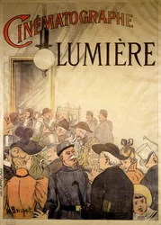 Werbeplakat für den „Cinématographe Lumière“, 1896